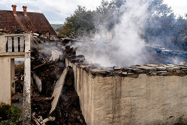 Professional Fire Damage Removal technician working in Cambridge, MN